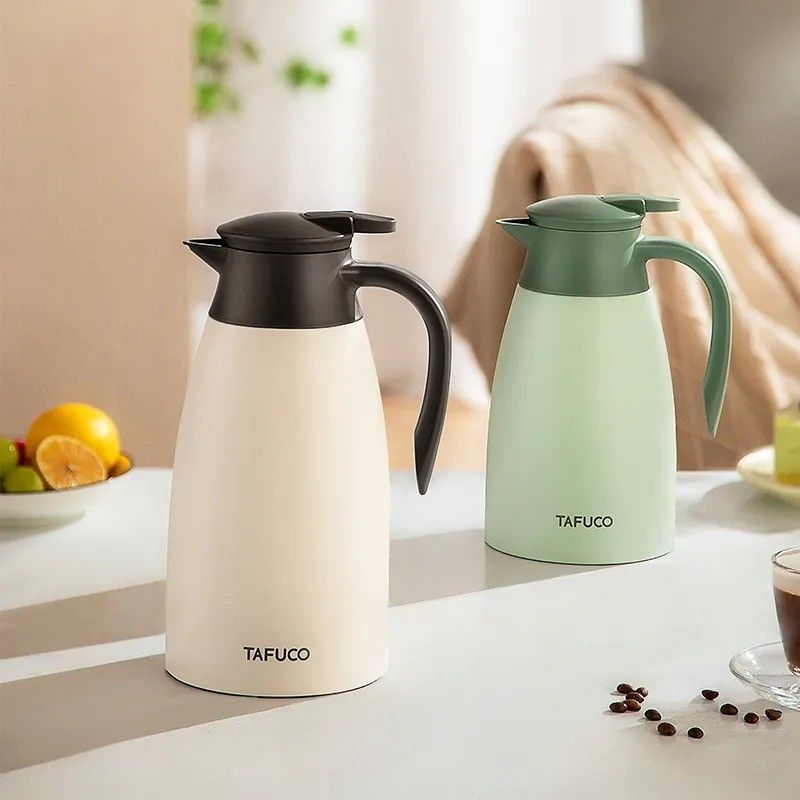 2.0L από ανοξείδωτο χάλυβα Ατμομόνωση Ντάρα καφέ για νερό ή καφέ Κεπάκι φορητό