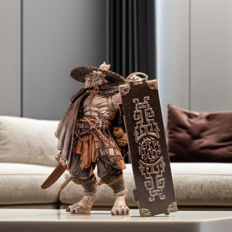 Ο Μάστερο της Ένωσης Blade Master Weng Tiger Action Figure Λευκή έκδοση Προσαρμοσμένο μέγεθος