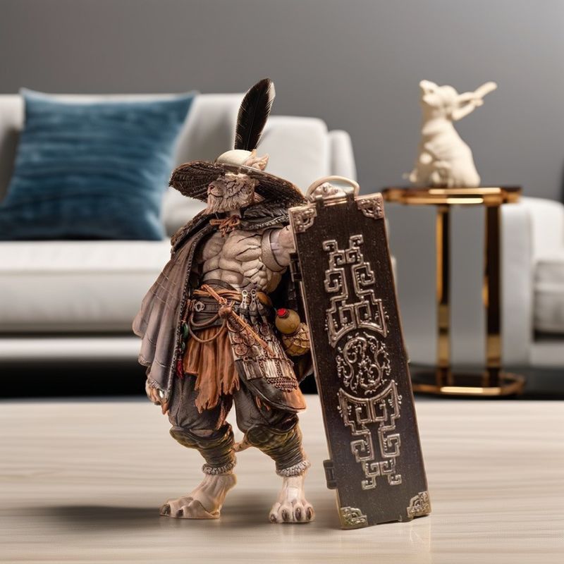 Σύγχρονο Στυλ Σχεδιασμού 1/12 Κλίμακα Maestro Union Furay Planet Blade Master Weng Tiger Λευκή έκδοση ρητίνη