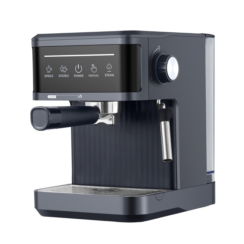 Ημιαυτόματη μηχανή καφέ USB 20bar οθόνη αφής Espresso Cappuccino Maker για οικιακό ξενοδοχείο