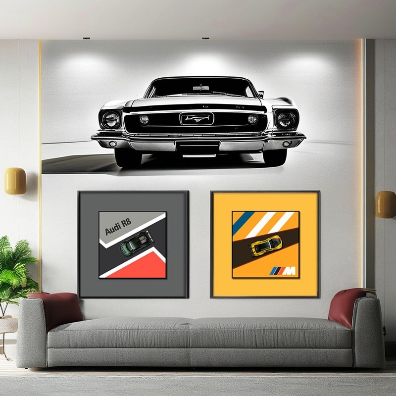 Σύγχρονο στυλ Μεταμοντέρνα Τέχνη Τείχους Ζωγραφική Πίνακες καμβά για παιδική κρεβατοκάμαρα Πύργο νεκρή ζωή