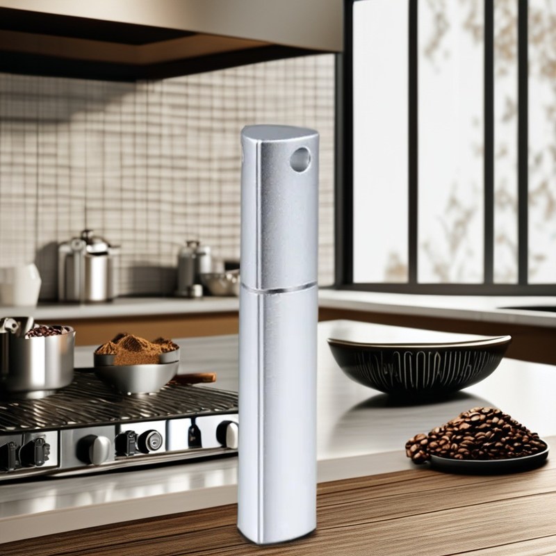 Σύγχρονος μίνι μηχανισμός παραποίησης καφέ από ανοξείδωτο χάλυβα και πλαστικό