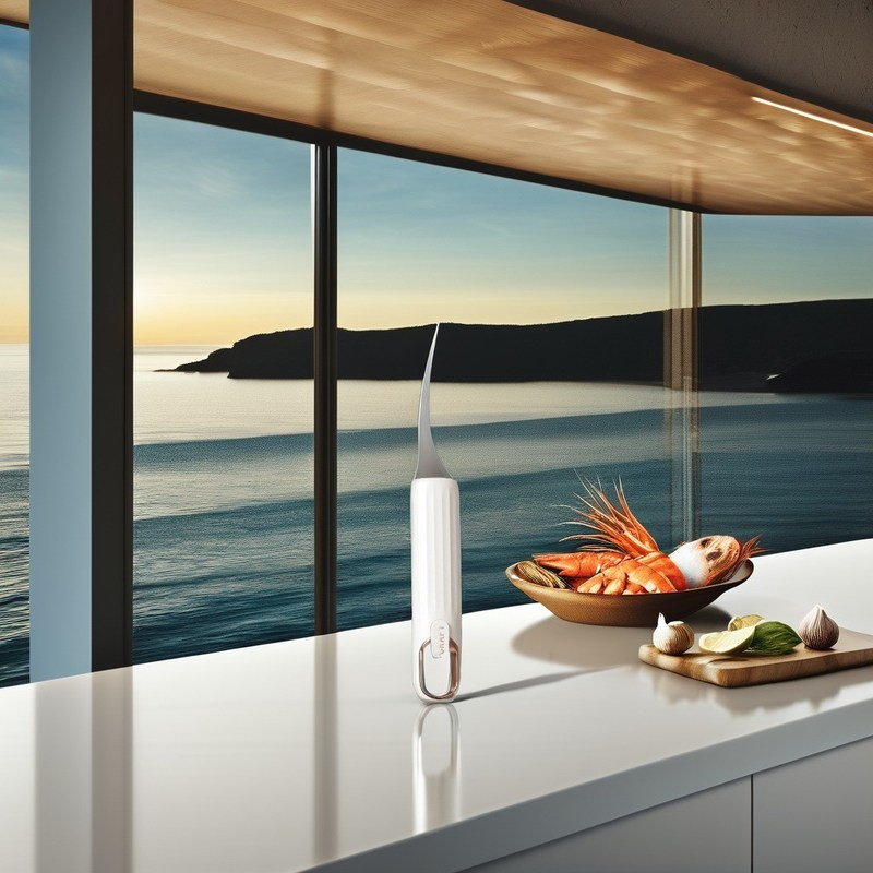 Μεταλλικό μαχαίρι για την επεξεργασία γαρίδας και εργαλείο επεξεργασίας ψαριών για την παρασκευή θαλασσινών