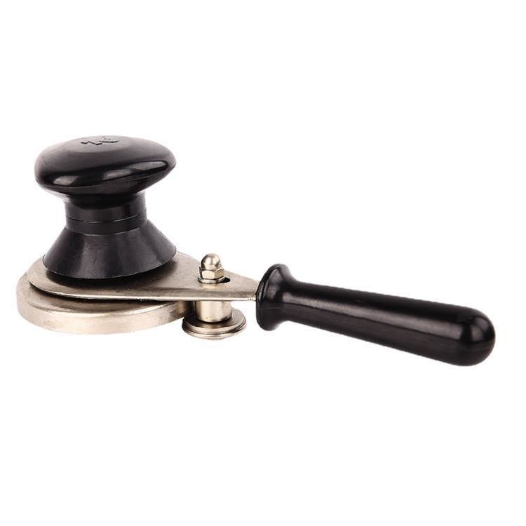 Προσαρμοσμένο λογότυπο αποδεκτό εργονομικό σφραγιστή δοχείου μπαμπού με εργαλείο πίεσης καπάκου από χαλκό