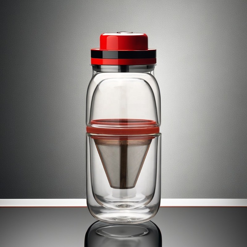 Μονάδα καφέ και τσαγιού unisex φορητό διαφανές γυαλί