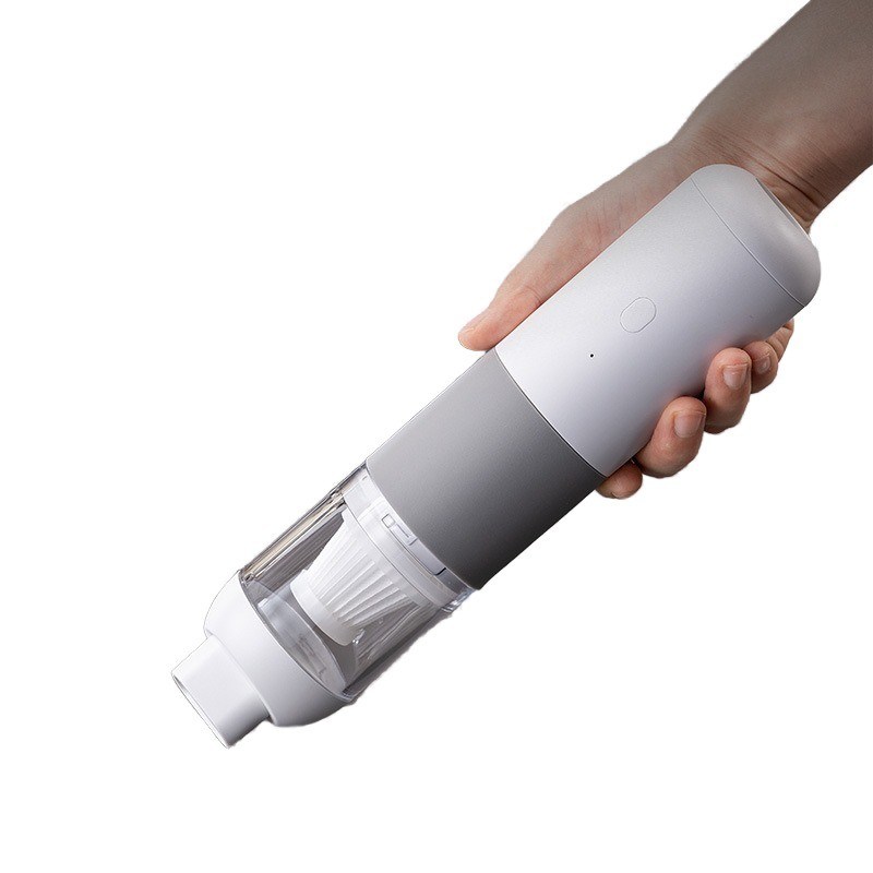 Μικρό επαναφορτιζόμενο ασύρματο καθαριστήρα σκόνης καφέ με αμερικανικό στυλ