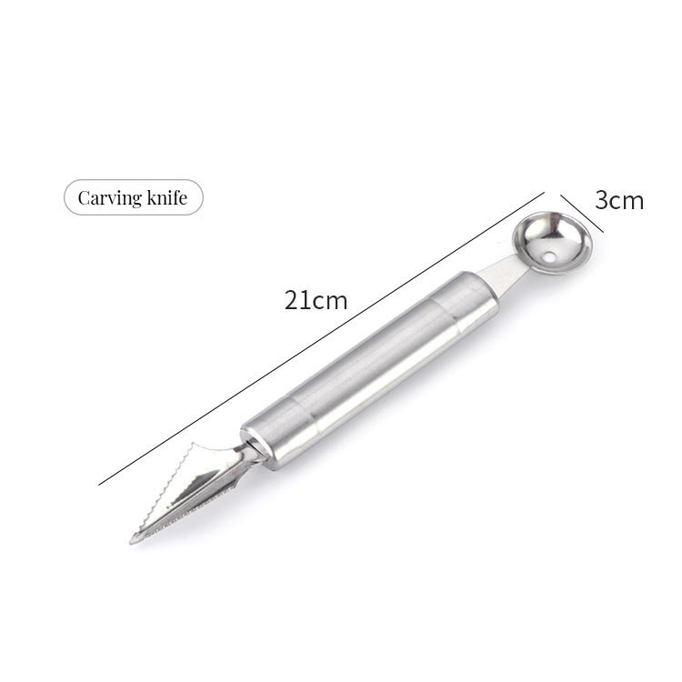 Χειροκίνητο τεμαχιστήρι λαχανικών και σετ κουταλιού με σφαίρα καρπούζι για πολυλειτουργικά εργαλεία κουζίνας