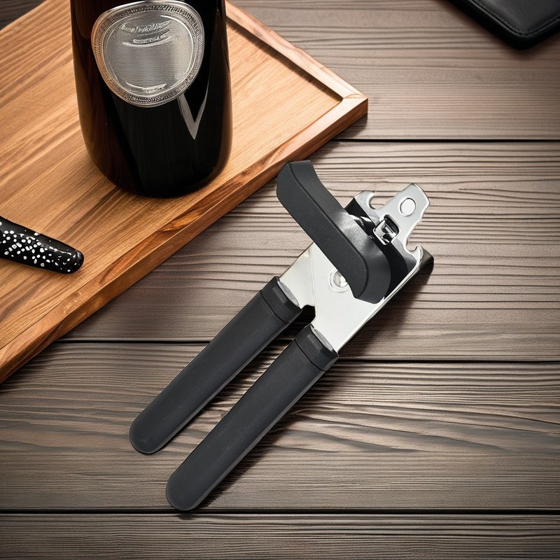 Πολυδιάστατος οικιακός ανοιχτήρας κονσέρβων με προσαρμοσμένο λογότυπο και ανθεκτικό υλικό από ανοξείδωτο χάλυβα