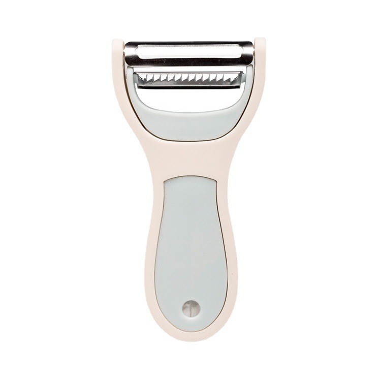 Αιχμηρές λεπίδες από ανοξείδωτο χάλυβα διπλή λειτουργία χειροκίνητο μίνι μεταλλικό απολέπιση φρούτων και λαχανικών