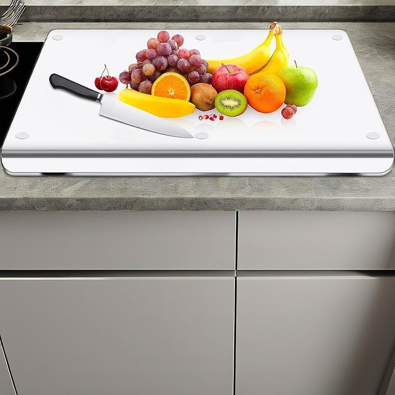 Προσαρμοσμένο χρώμα Προσαρμοσμένο λογότυπο Μπαμπού Πλυντήριο πιάτων Ασφαλής ευέλικτη σανίδα κοπής για κουζίνα