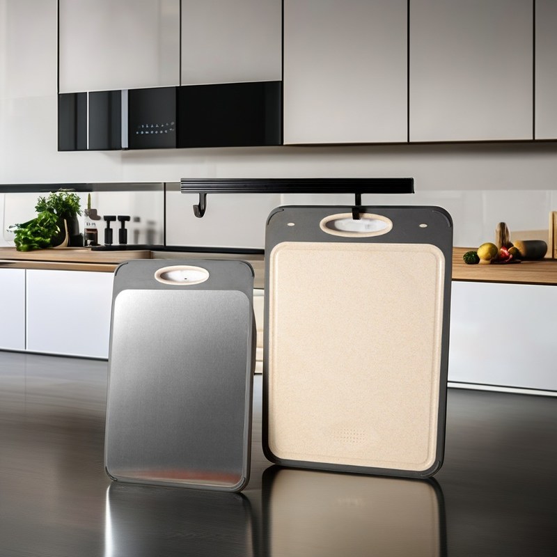 304 Ατσάλινο Πίνακα Κόψιμο Περιβαλλοντικά φιλικό Βαμβούλο τετραγωνικό σχεδιασμό Αντιμύκητος πλαστικό πλαίσιο