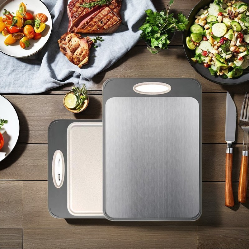 304 Ατσάλινο Πίνακα κοπής κουζίνας με αντιμυκητιαστικό σχεδιασμό και αντιγλιστρούμενο χαρακτηριστικό