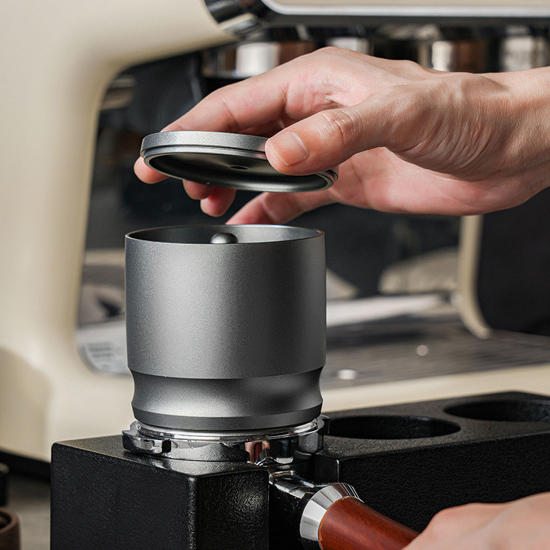 58mm Αλουμινίου κράμα Espresso καφέ δοσολογία κύπελλο για DIY πλαστική σακούλα σε σχήμα συσκευασία τσαγιού