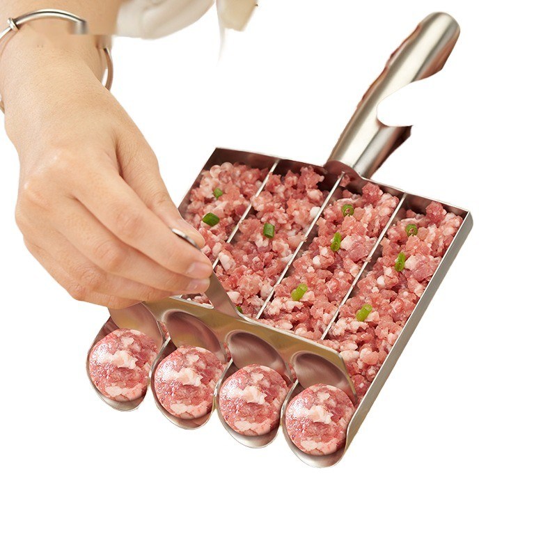 Το BAMBOO Meatball Maker Set είναι ένα μη κολλητικό χειροκίνητο κουτάλι και πιρούνι για απλή μαγειρική στο σπίτι.