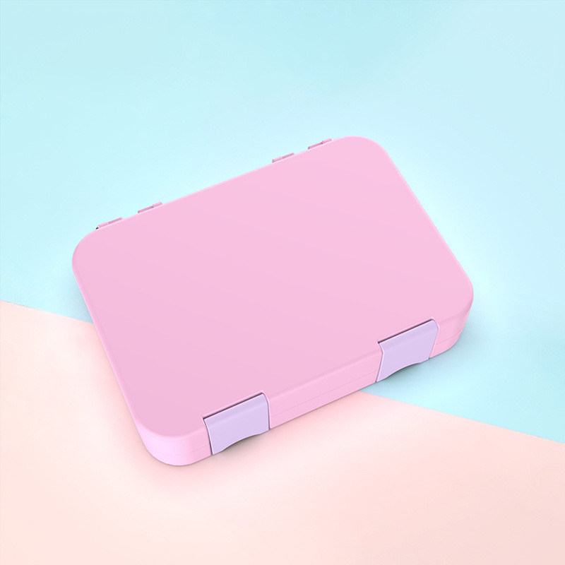 Πλαστικό διπλό στρώμα χερούλι μεταλλικό τενεκεδένιο κουτί μεσημεριανού γεύματος ανθεκτικό και πρακτικό για εργασία ή σχολείο