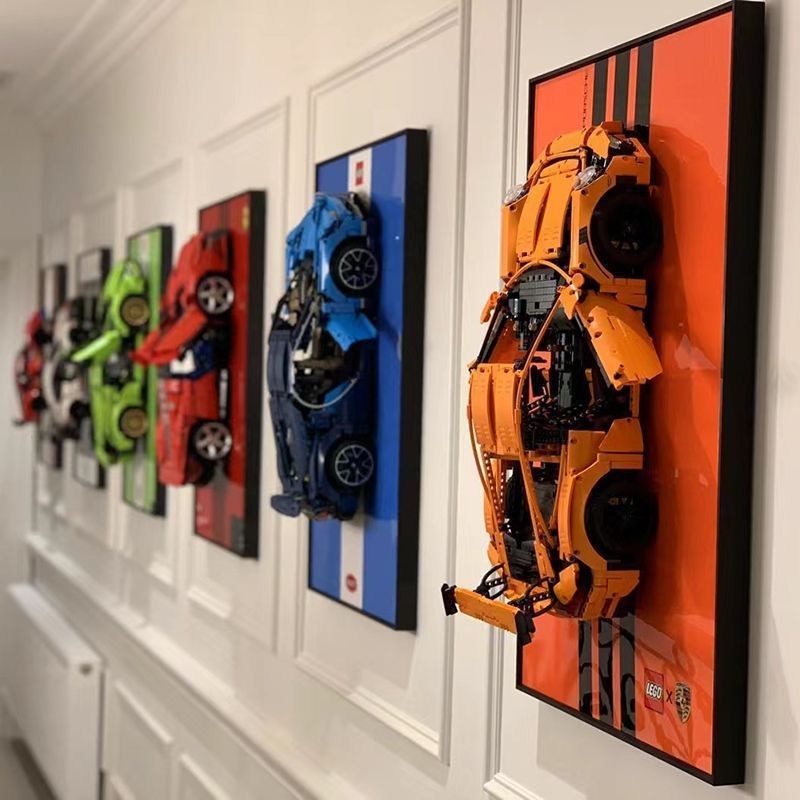 Σκηνικό Art Deco Deluxe γυάλινο πίνακα για το υπνοδωμάτιο Εμφάνιση στον τοίχο ή το τραπέζι