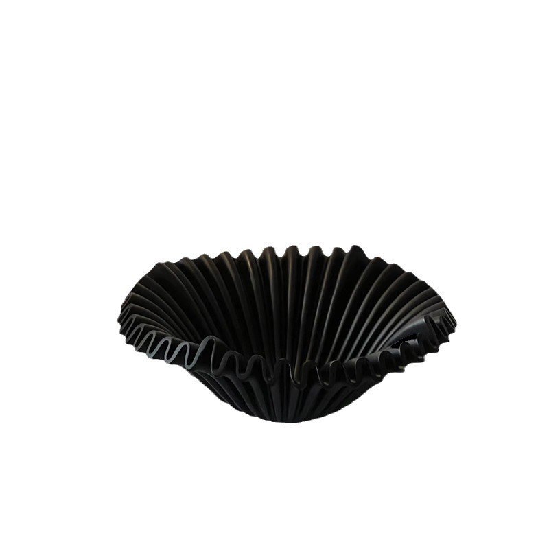 Σύγχρονη πολυτελή πλαστική πλάκα PET Φωτός Πολυχρωματική στρογγυλή σαλάτα φρούτο μπολ για αποθήκευση