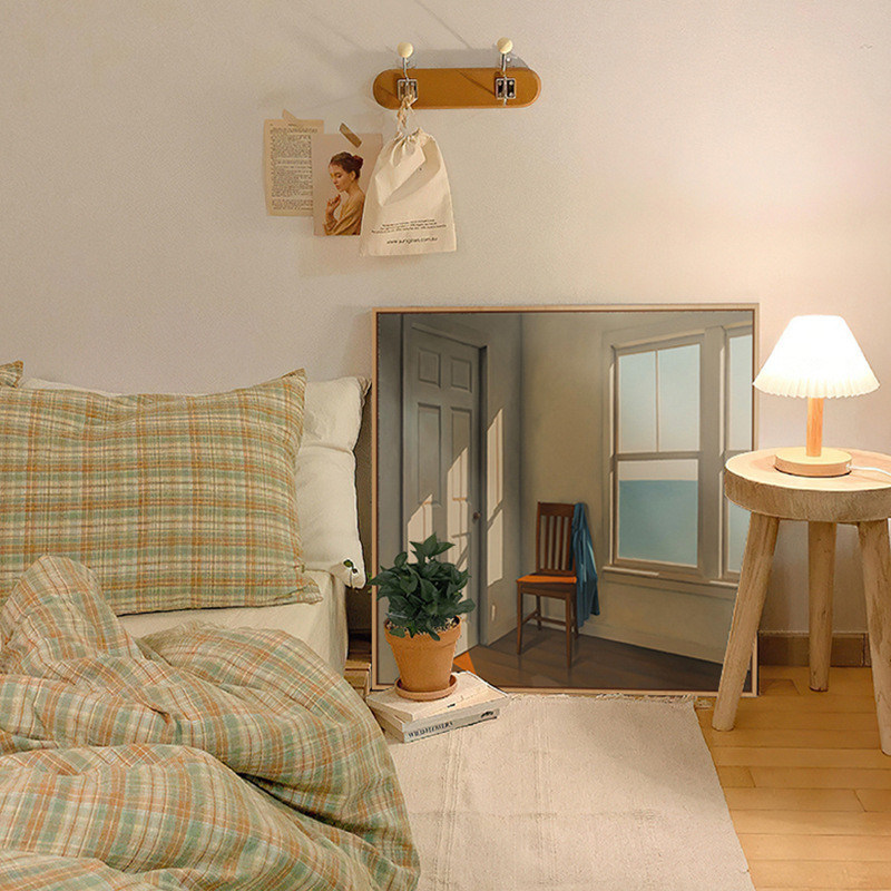 Τελεία πλαισίου μη επικαλυμμένο σκανδιναβικό καμβά Art Deco Ζωγραφική "Sunshine Window" για καθιστικό