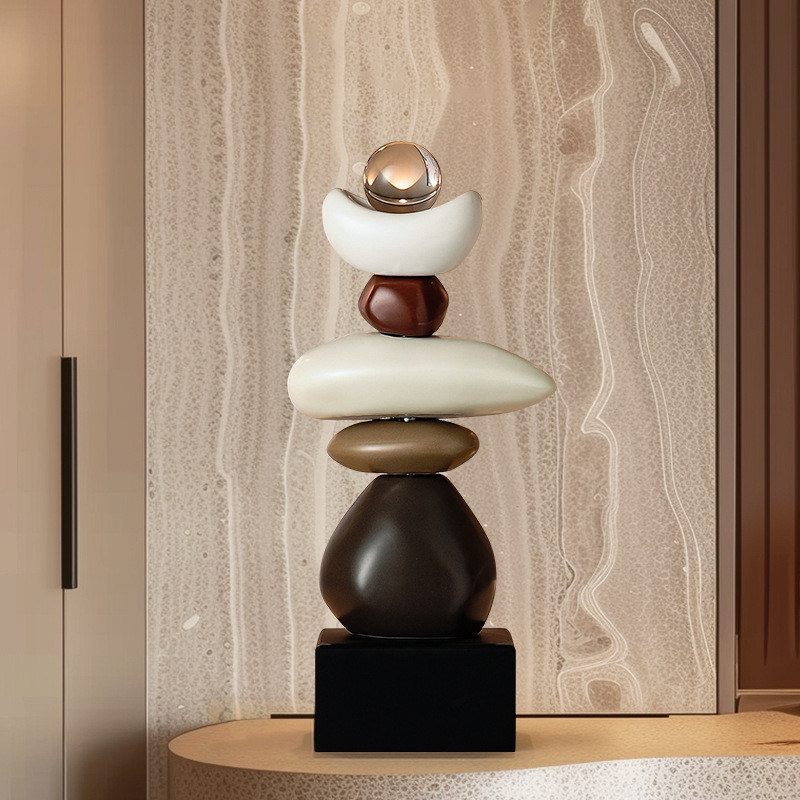 Ελαφρώς κομψή σύγχρονη χειροτεχνική πέτρα ρητίνη ψυγείο κρασιού για την κατοικία και το γραφείο διακόσμηση