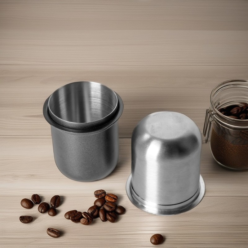Το Essential Stainless Steel Coffee Dosing Cup των Smoothie Bars με σχεδιασμό hands-free