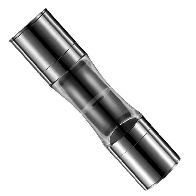 Ρυθμιζόμενο πάχος διπλής κεφαλής γυάλινο μπουκάλι αλάτι πιπέρι μύλο για εστιατόριο