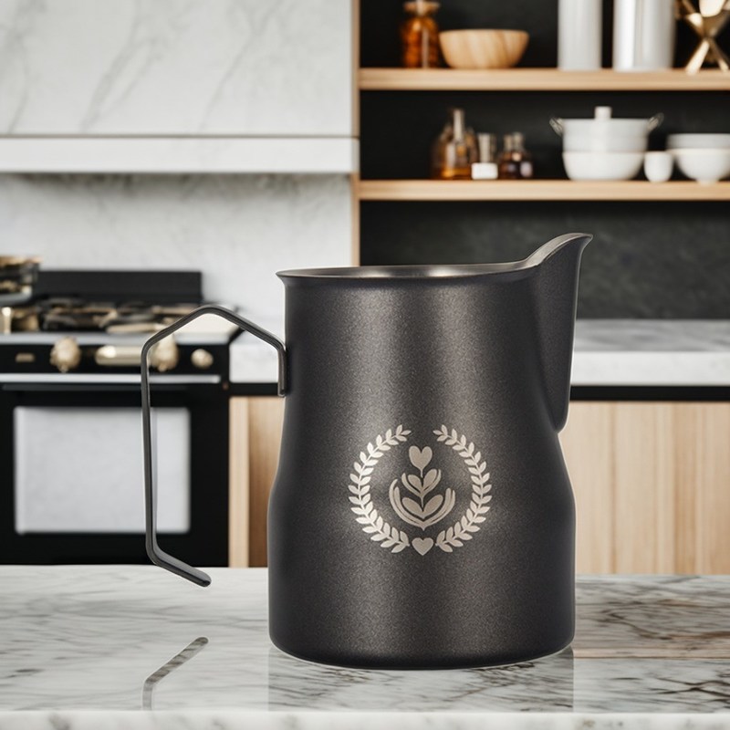 Εμπορικός Αγοραστής Σύγχρονο Σχεδιασμό 350ml/500ml Ατσάλινο Γυάλι Γάλα για Espresso Latte