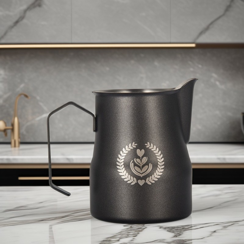 Ειδικό σχεδιασμό 350 ml/500 ml ατσάλινου χάλυβα Latte Milk Jug για αποθηκευμένο Espresso Coffee