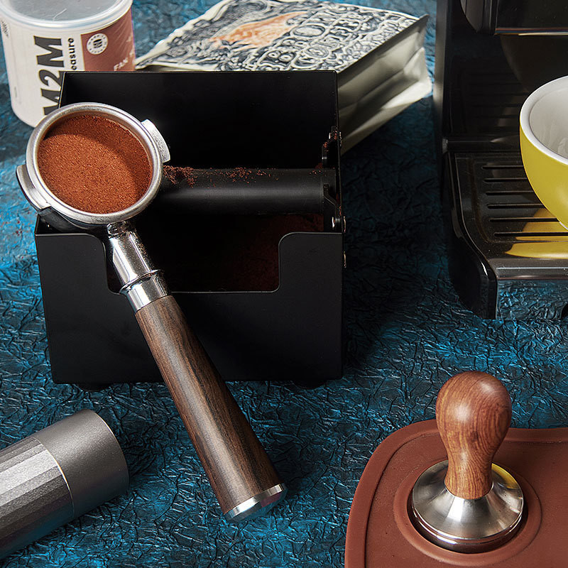 Αποσυναρμολογήσιμο Knock Bar Anti-Slip Silicone Stand πλαστικό Knock Box για εργαλεία καφέ και τσαγιού