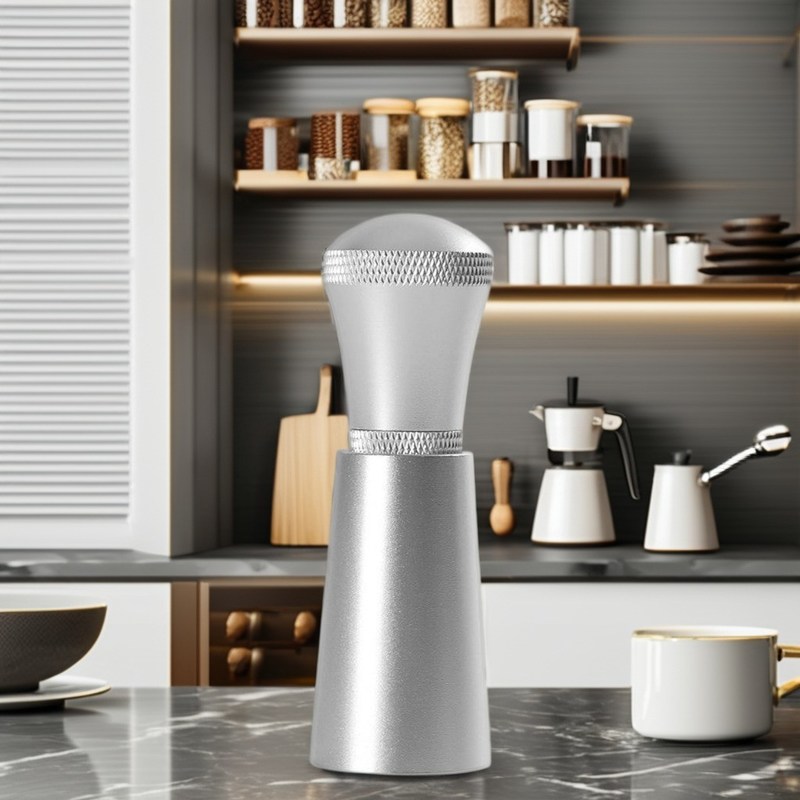 Εργαλείο διανομής βελόνων Espresso από ανοξείδωτο χάλυβα με κεραμικό διανομέα αναμειγνύματος και σταθμό