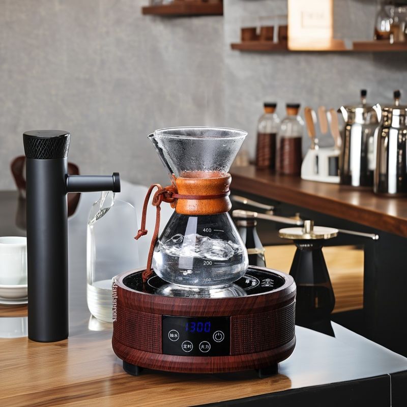 Προσαρμοσμένο λογότυπο Διπλό τοίχωμα Borosilicate γυαλί καφετιέρα για ασυνήθιστη ανθεκτικότητα στη θερμότητα